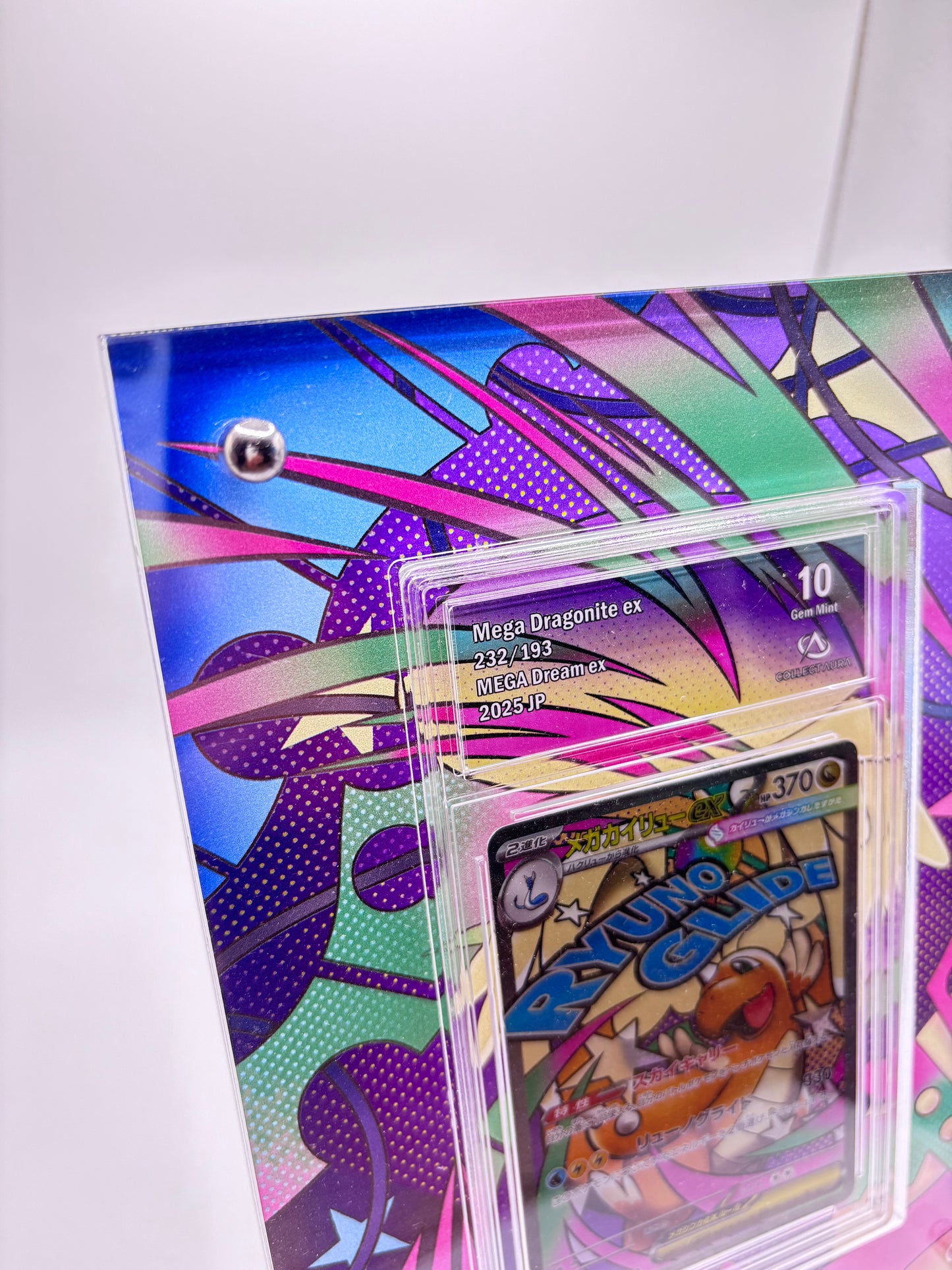 Cadre + carte gradée Dracolosse Collect Aura Gem Mint japonaise – photo 6