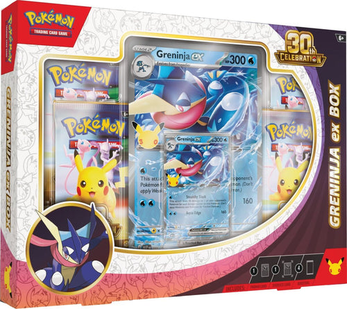 Pokémon TCG: 30th Celebration Greninja ex Box (Anglais)
