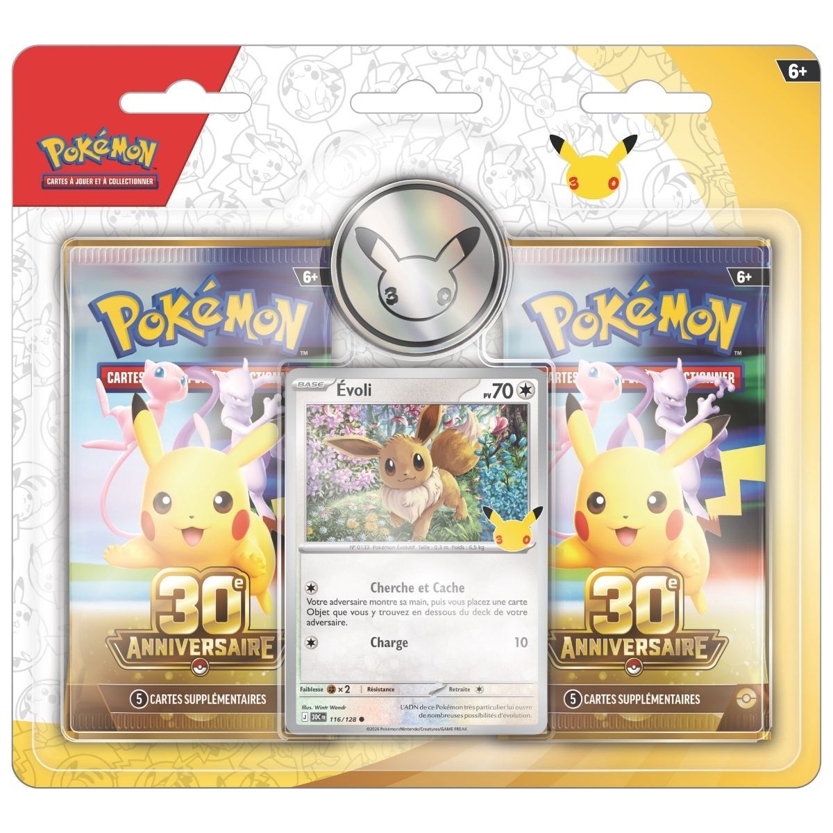 Blister 2 Boosters Evoli 30e Anniversaire - visuel principal