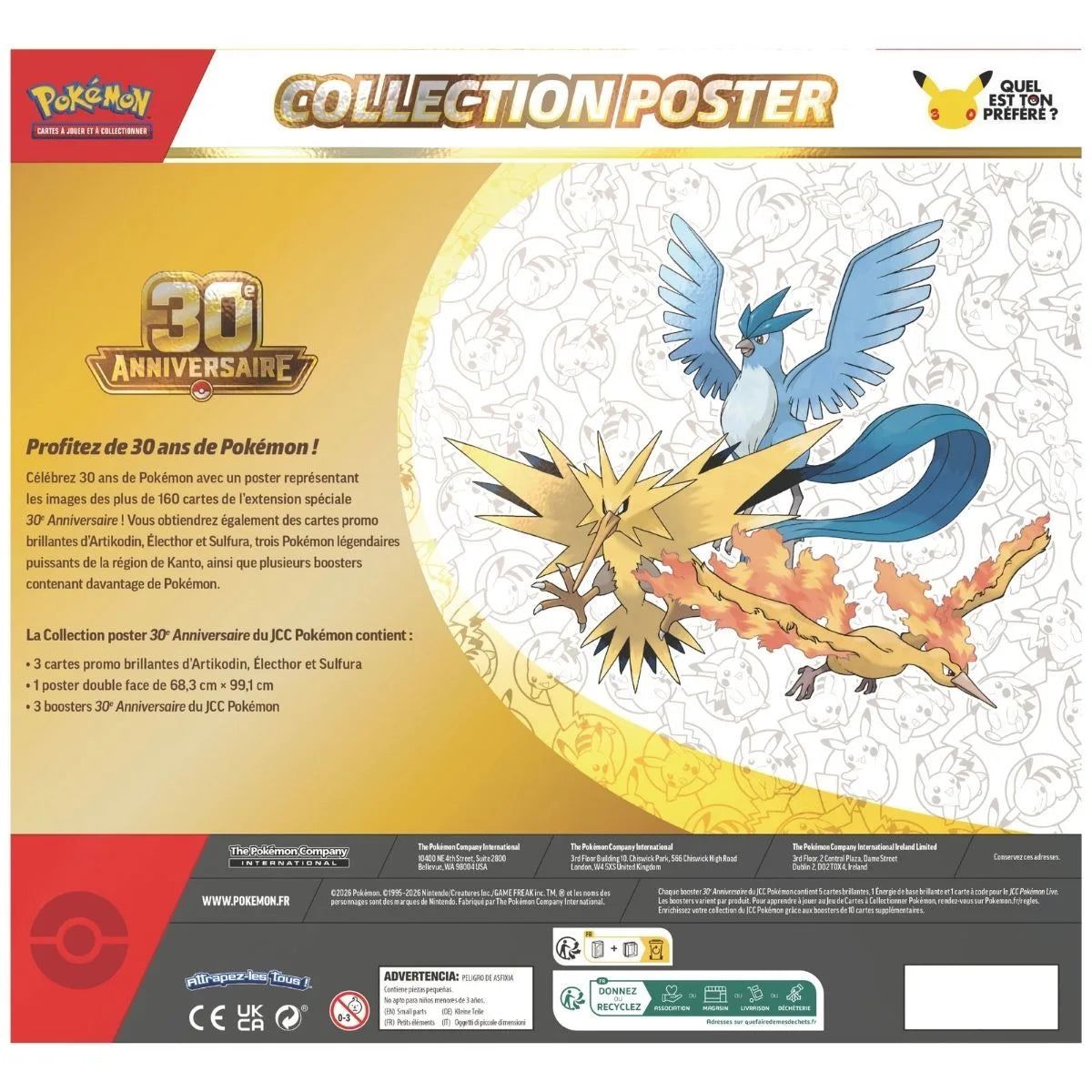 Collection Poster - vue de la boite 2