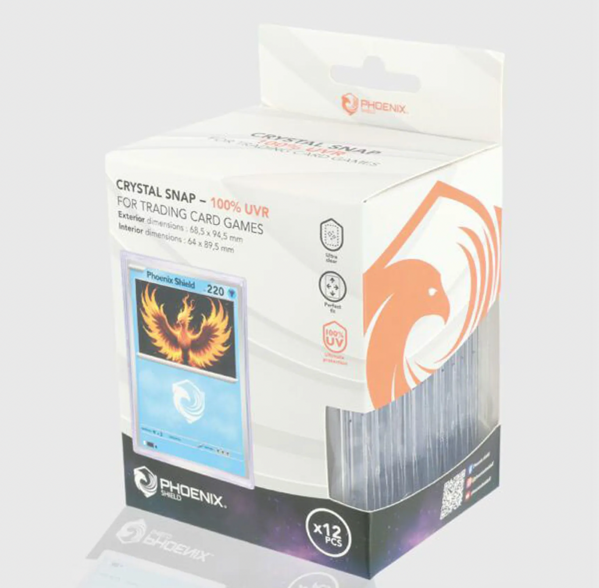 Toploaders Crystal Snap Ultimate 100% UV Phoenix Shield