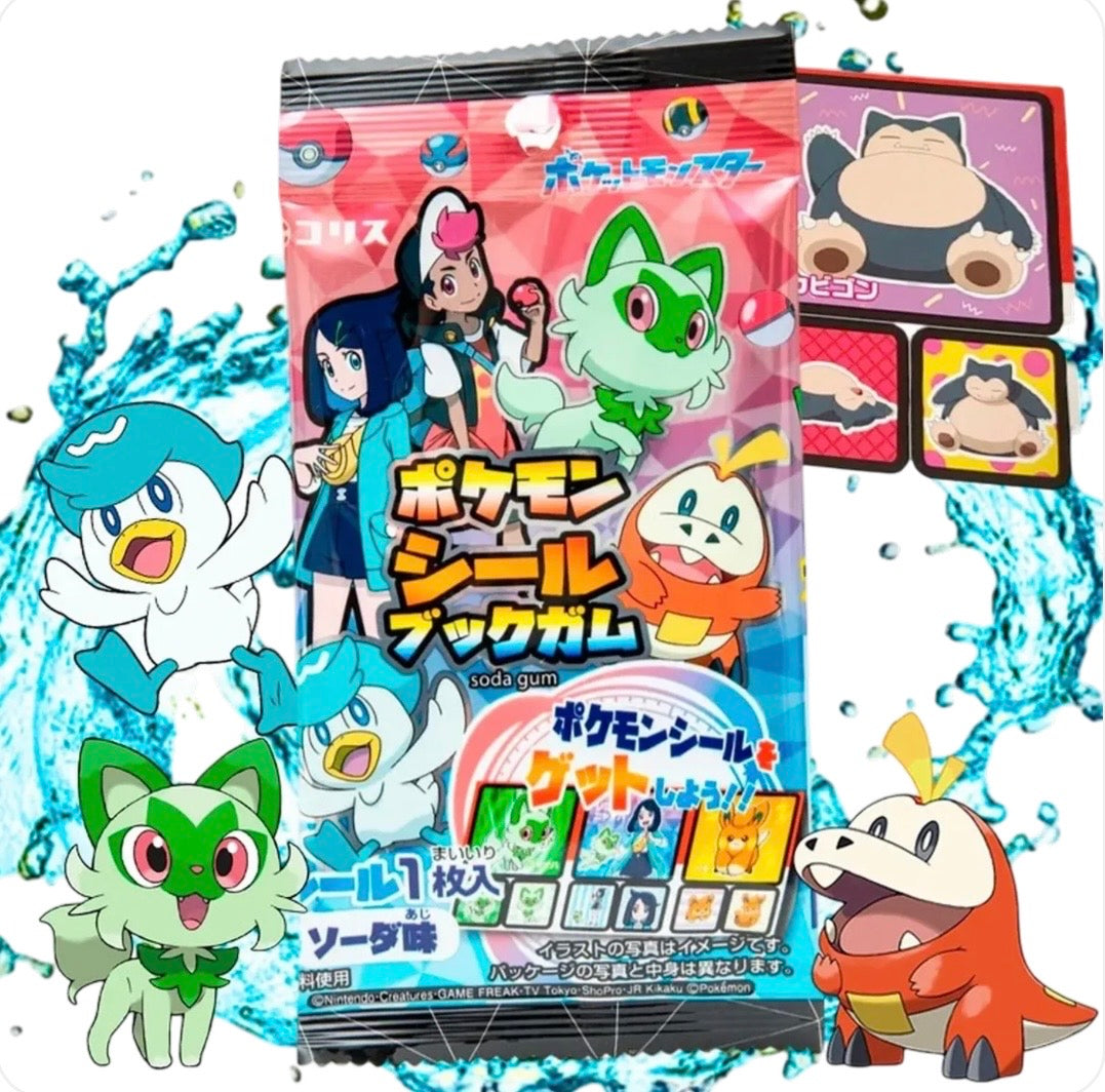 CORIS POKÉMON – CHEWING-GUM AVEC STICKERS