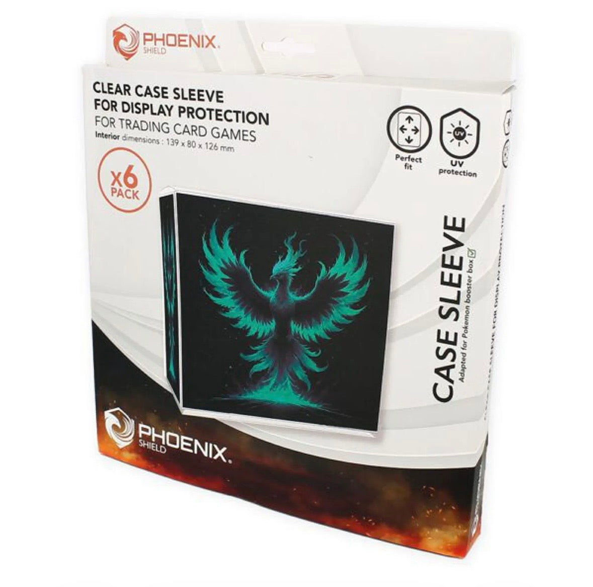 Crystal Box Protection For Booster Box UV 99% Phoenix Shield (x6)