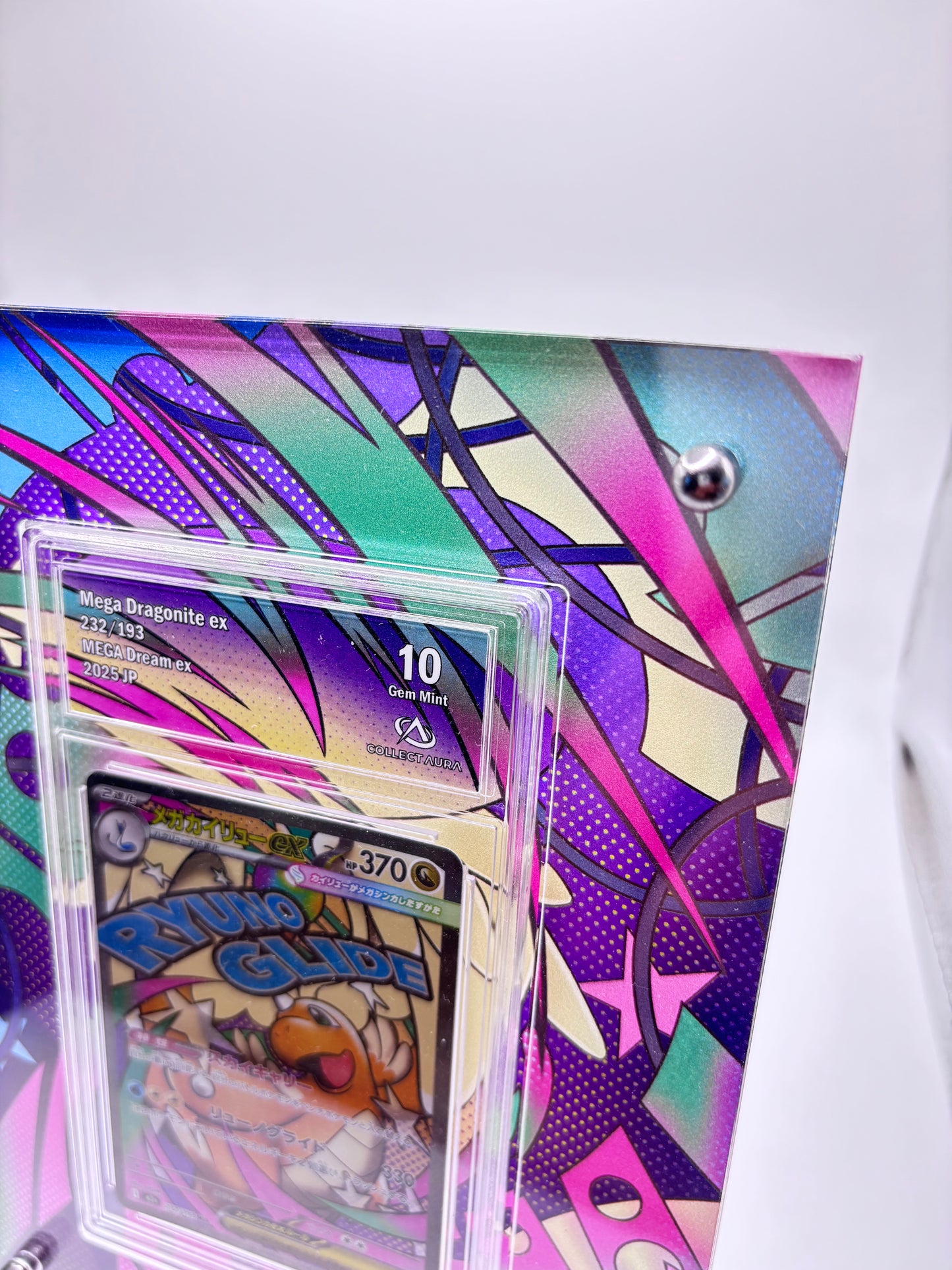 Cadre + carte gradée Dracolosse Collect Aura Gem Mint japonaise – photo 5