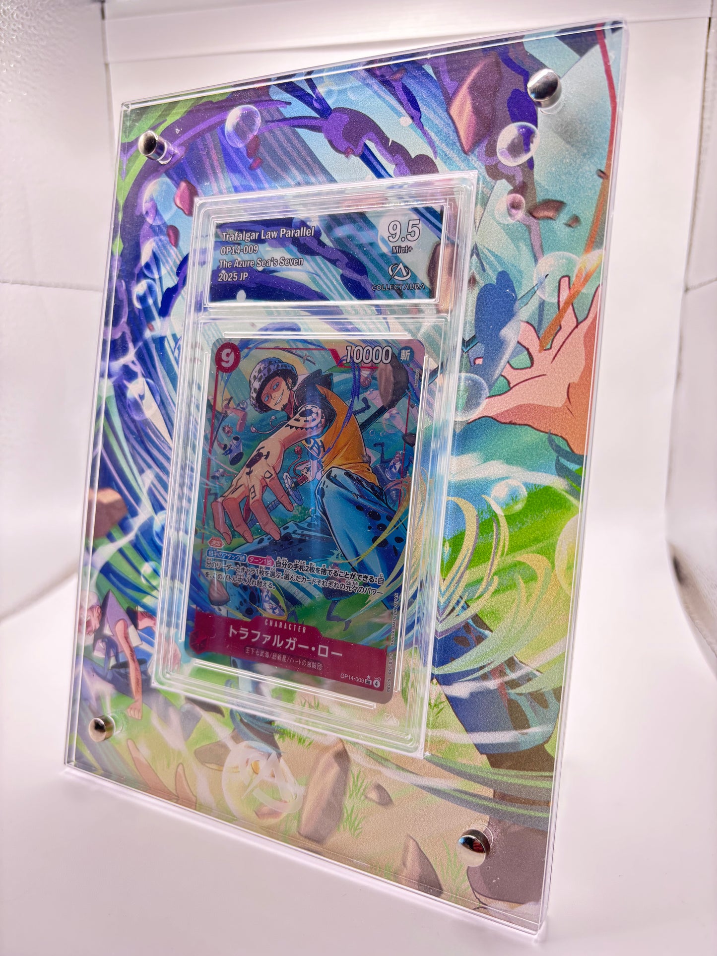 Cadre + carte gradée Law Collect Aura Gem Mint japonaise