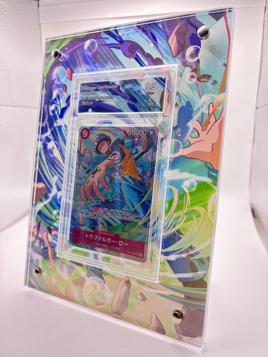 Cadre + carte gradée Law Collect Aura Gem Mint japonaise