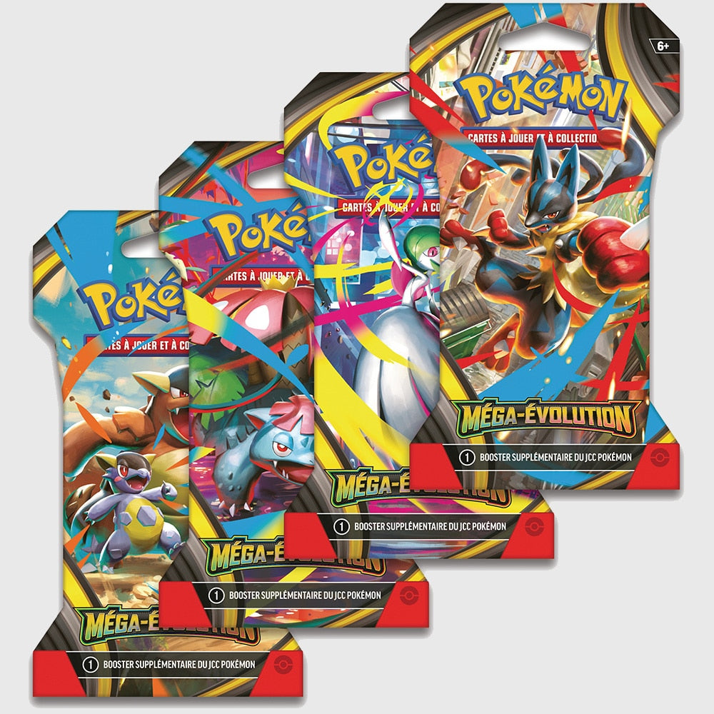 Assortiment de Boosters sous Blister Pokémon ME01 - Méga-Évolution (FR)